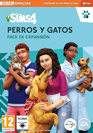 Los Sims 4 Perros y gatos (EP4) Pack de expansión PCWin-DLC |Videojuegos |Código de descarga directa |Castellano Los Sims 4 Perros y gatos (EP4) Pack de expansión PCWin-DLC |Videojuegos |Código de descarga directa |Castellano